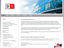 Tablet Screenshot of development-industries.com